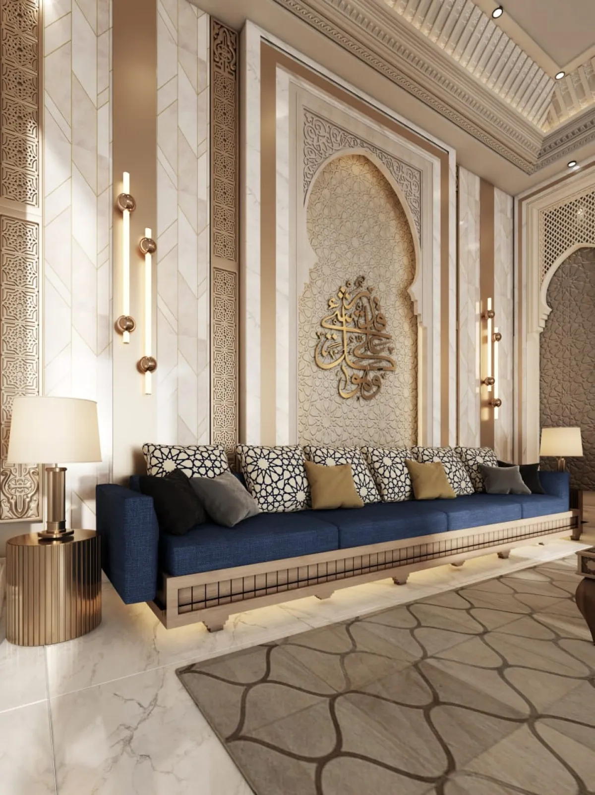 إضاءة بارزة في مجلس الرجال