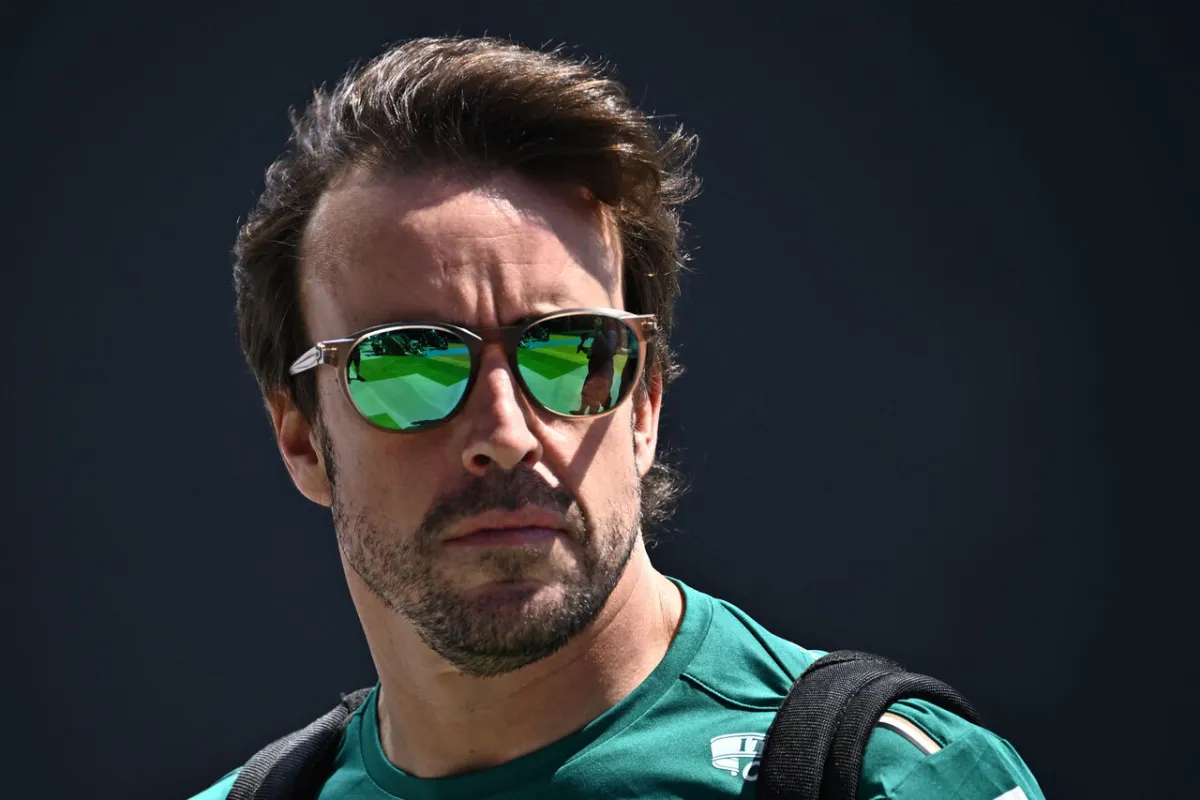 Fernando Alonso arrives for the first practice session at the Jeddah Corniche Circuit on March 17, 2023, ahead of the 2023 Saudi Arabia Formula One Grand Prix. Ben Stansall / AFP