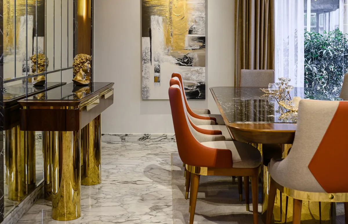 معادن مفضلة في ديكورات 2023