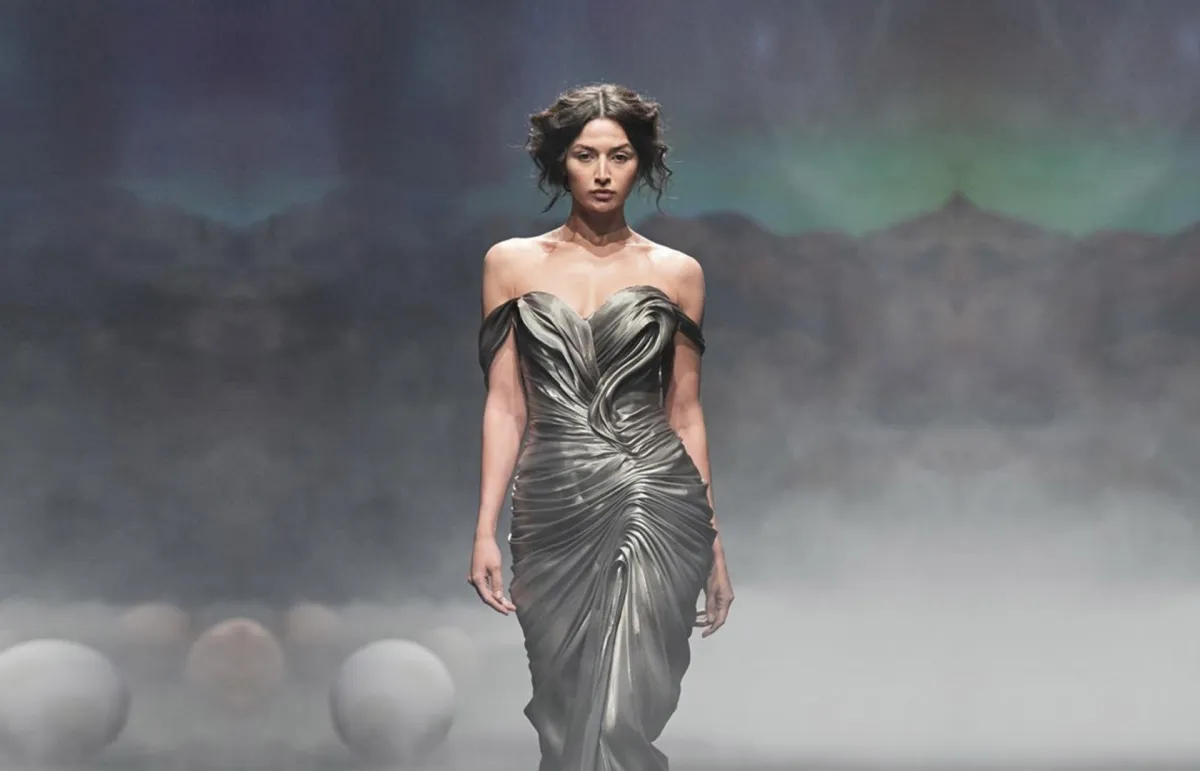 موديلات فساتين سهرة لجسم الساعة الرملية من مرمر حليم Marmar Halim