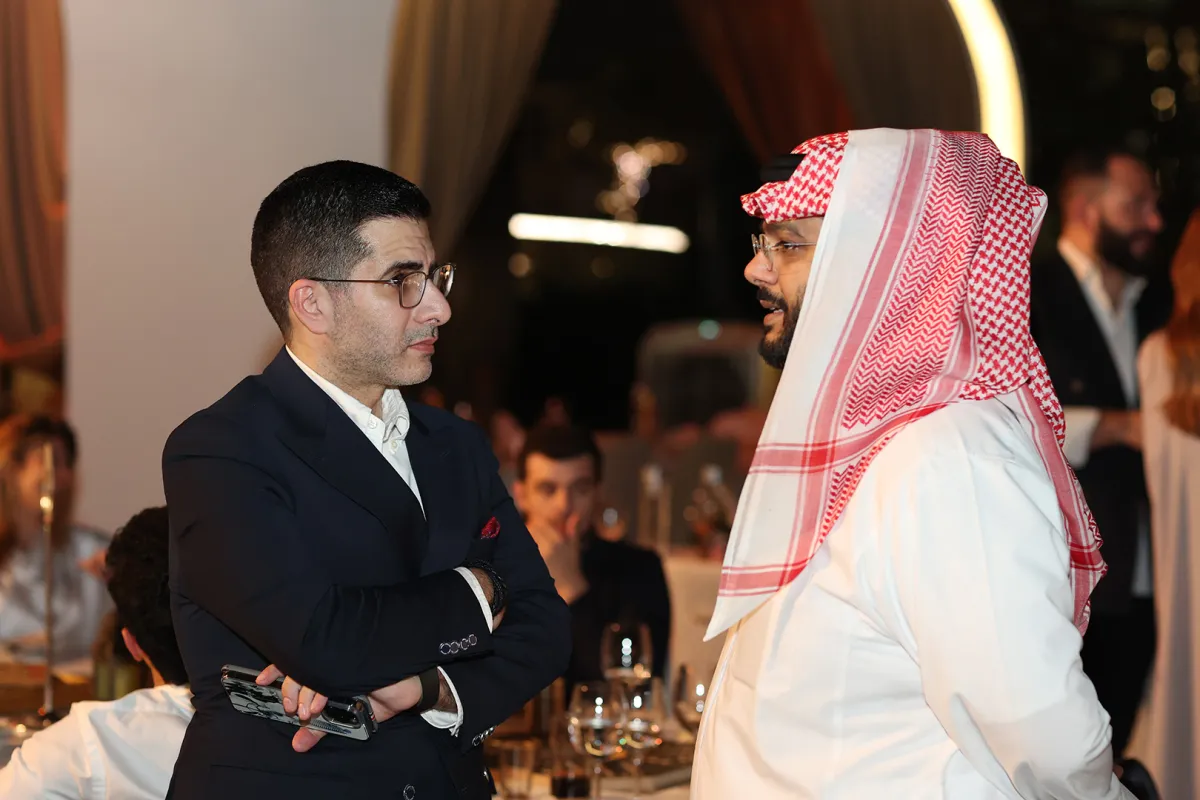 باسل المعلمي الرئيس التنفيذي للاستراتيجية وفيصل العباس رئيس تحرير عرب نيوز