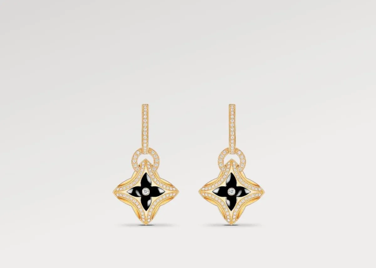 أقراط Ever Blossom من لويس فيتون Louis Vuitton  