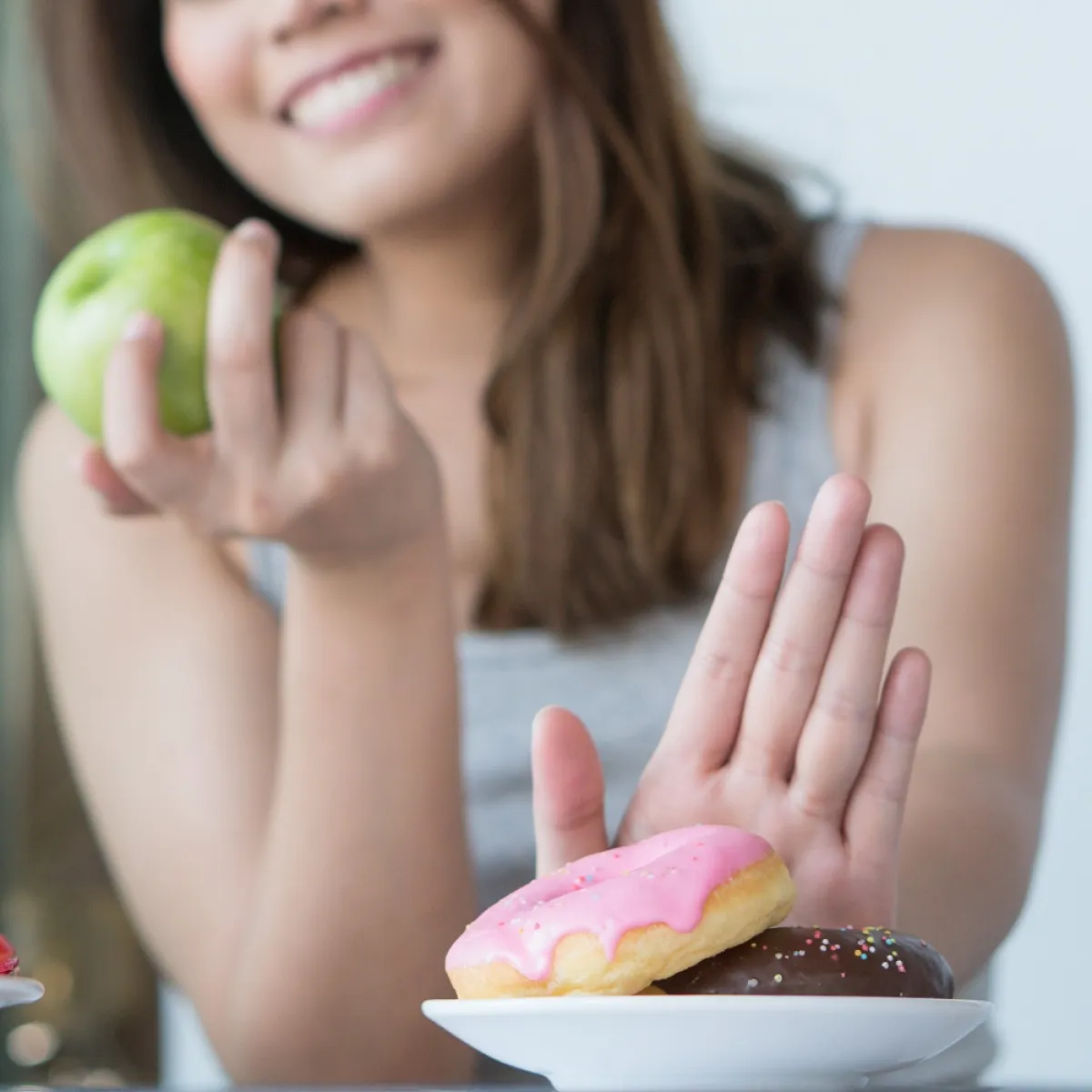 صورة لحامل واختيار صحي