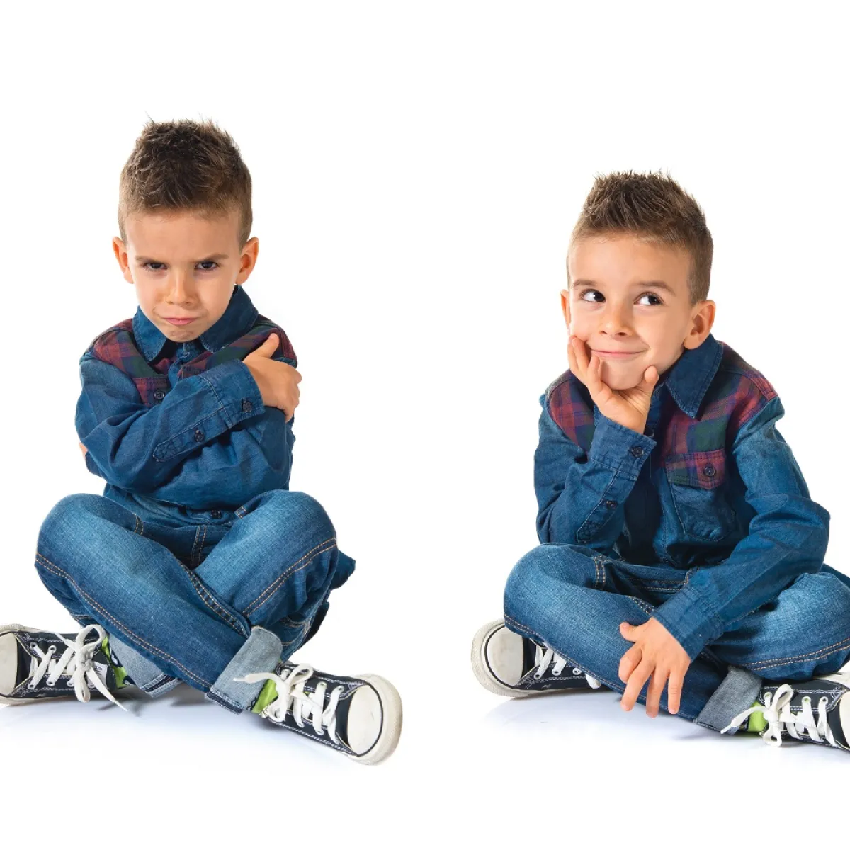 صورة لطفلين صغيرين