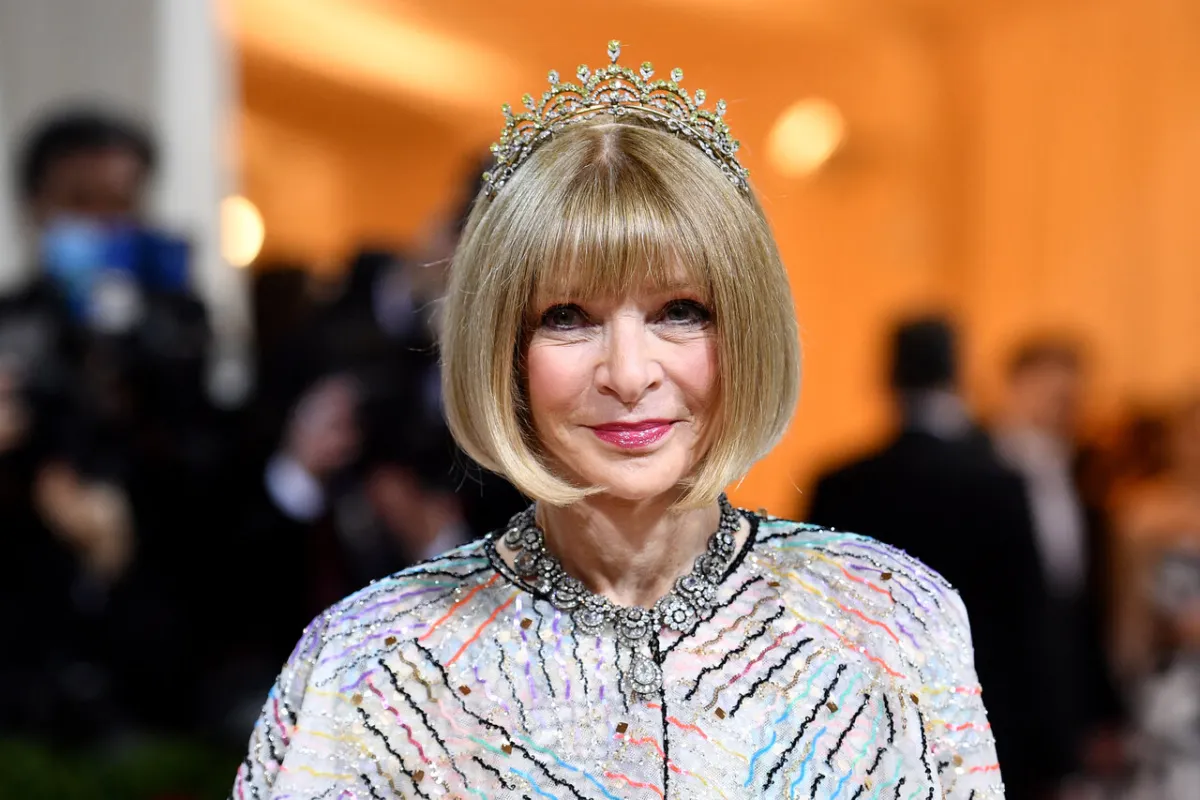 Anna Wintour arrives for the 2022 Met Gala at the Metropolitan Museum of Art on May 2, 2022, in New York. The Gala raises money for the Metropolitan Museum of Art's Costume Institute. ANGELA WEISS / AFP