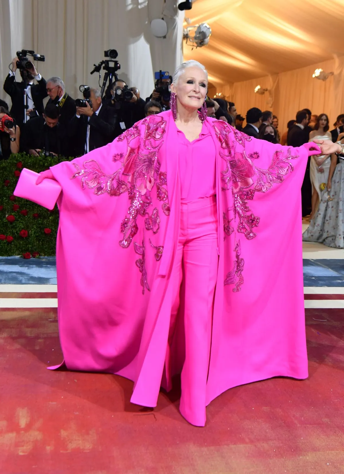 Glenn Close at the Metropolitan Museum of Art on May 2, 2022, in New York. ANGELA WEISS / AFP