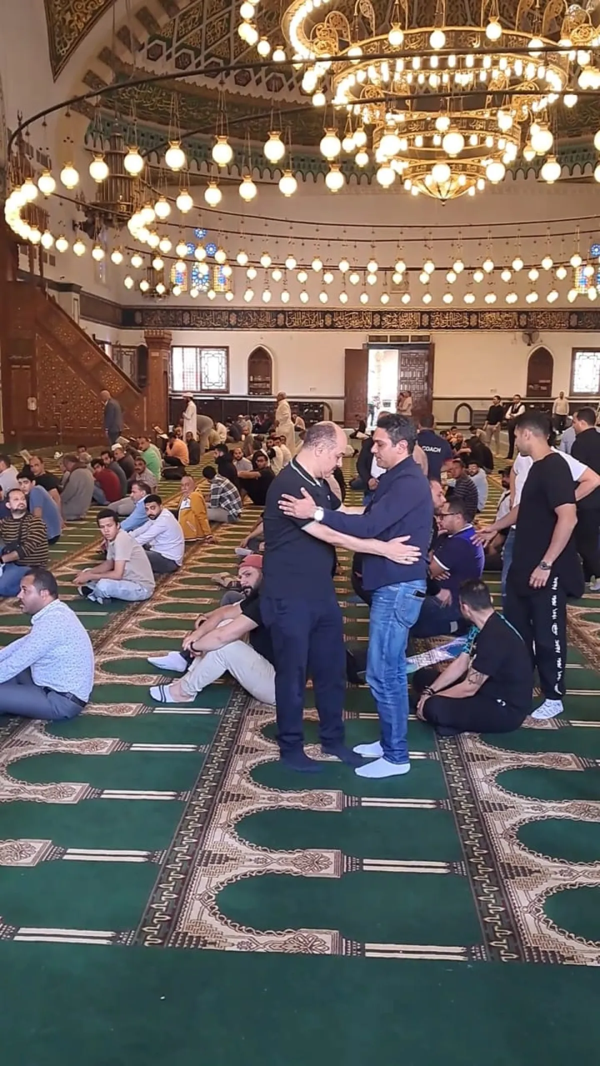 تشييع جثمان الفنان مصطفى درويش- تصوير محمد العربي