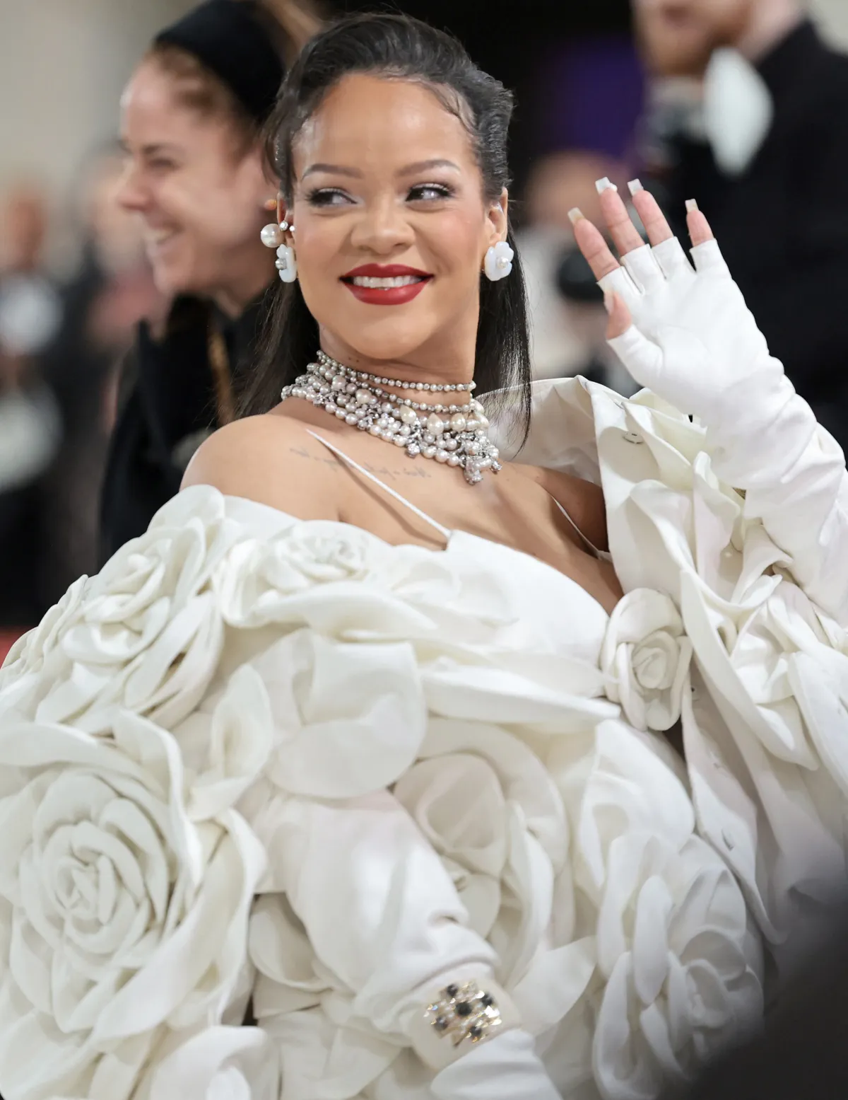 Rihanna attends The 2023 Met Gala Celebrating "Karl Lagerfeld: A Line Of Beauty" at The Metropolitan Museum of Art on May 01, 2023 in New York City. Jamie McCarthy/Getty Images/AFP Jamie McCarthy / GETTY IMAGES NORTH AMERICA / Getty Images via AFP
