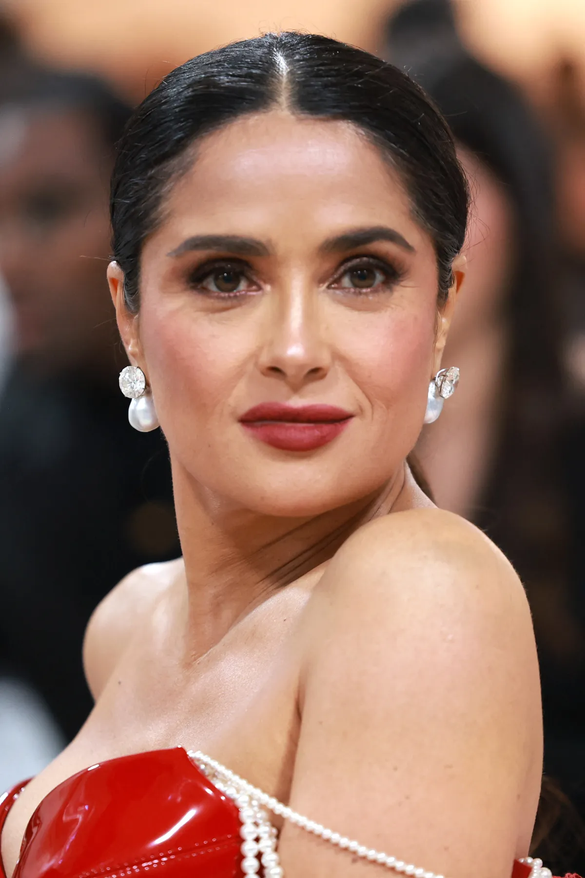 Salma Hayek attends The 2023 Met Gala Celebrating "Karl Lagerfeld: A Line Of Beauty" at The Metropolitan Museum of Art on May 01, 2023 in New York City. Theo Wargo/Getty Images for Karl Lagerfeld/AFP Theo Wargo / GETTY IMAGES NORTH AMERICA / Getty Images via AFP