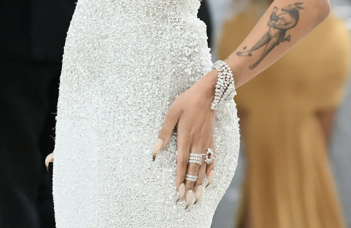 US rapper Doja Cat arrives for the 2023 Met Gala at the Metropolitan Museum of Art on May 1, 2023, in New York. The Gala raises money for the Metropolitan Museum of Art's Costume Institute. The Gala's 2023 theme is “Karl Lagerfeld: A Line of Beauty.” Angela WEISS / AFP