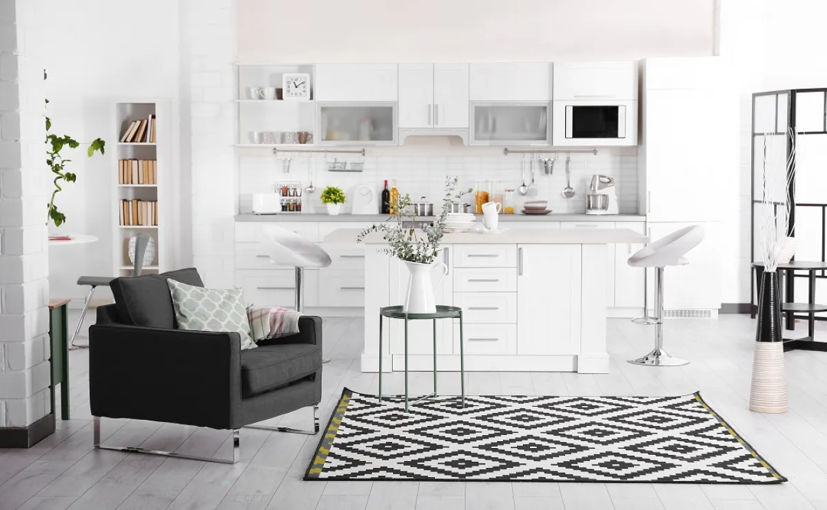 الأبيض يشي بالحداثة والنظافة