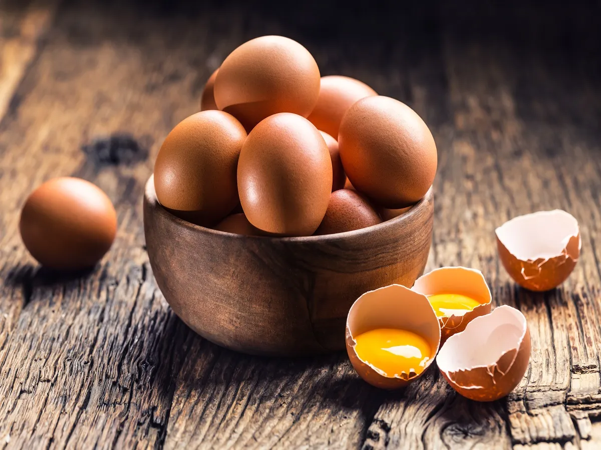 صورة لطبق يحتوي على البيض