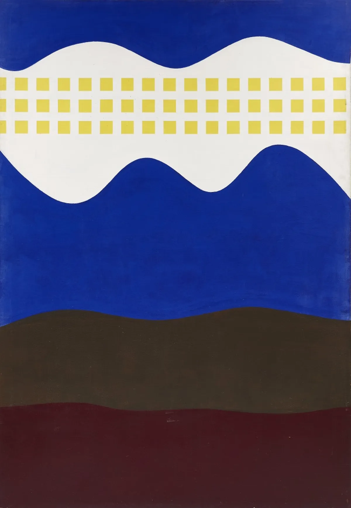 برية، رُسمت عام 1963  من أعمال الفنان محمد المليحي (مغربي، 1936 – 2020) السعر التقديري 100,000 – 150,000 دولار أمريكي