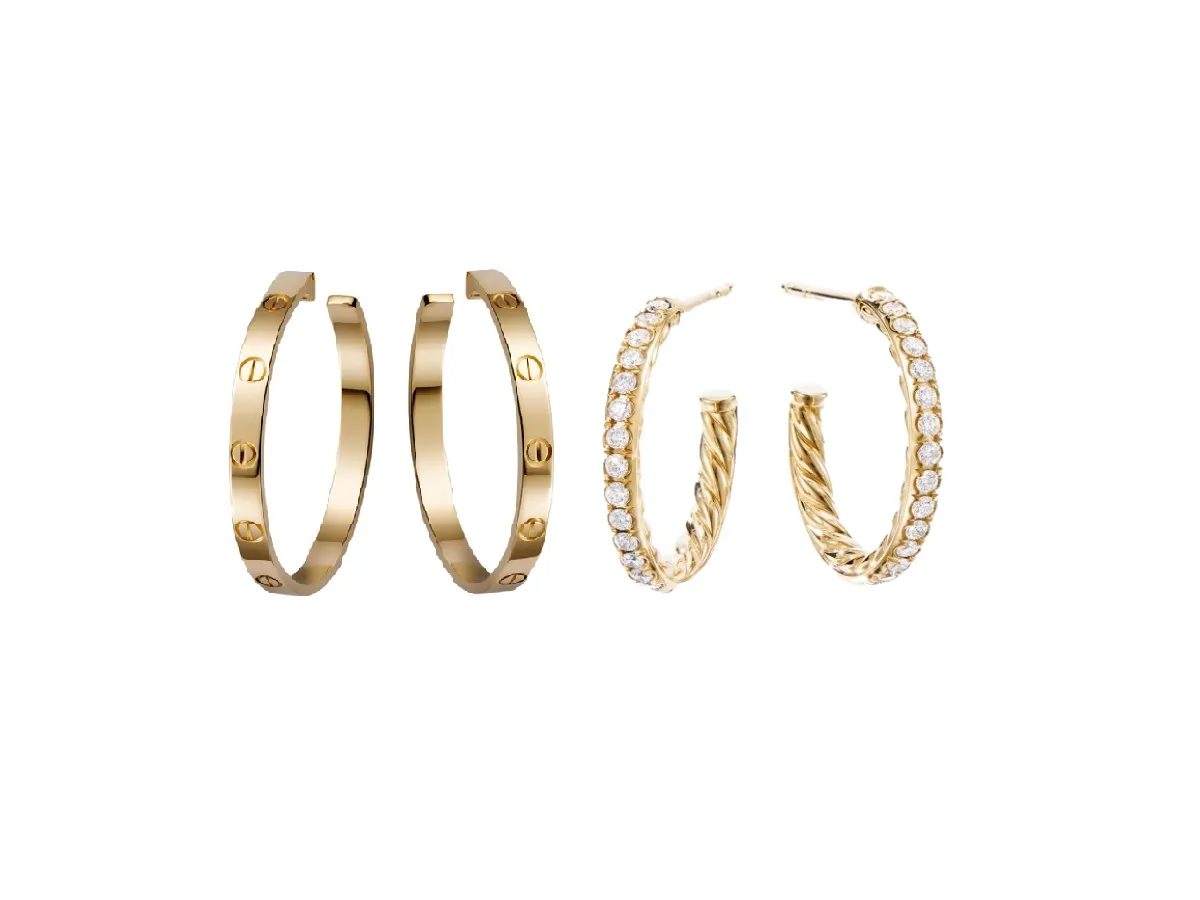 موديلات أقراط حلقات ماركات بحسب شكل الوجه