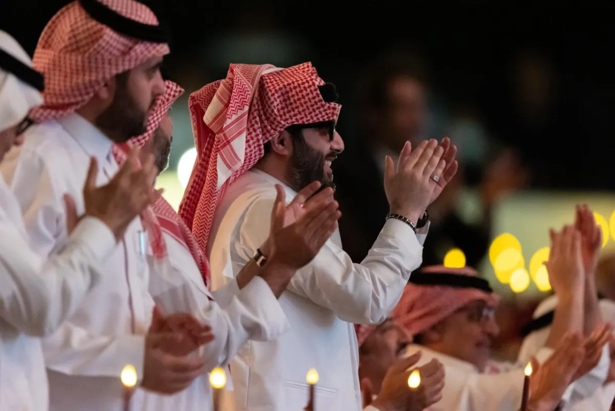 المستشار تركي ال الشيخ من حفل روائع الموجي- الصور من المركز الاعلامي ل شركة بنش مارك