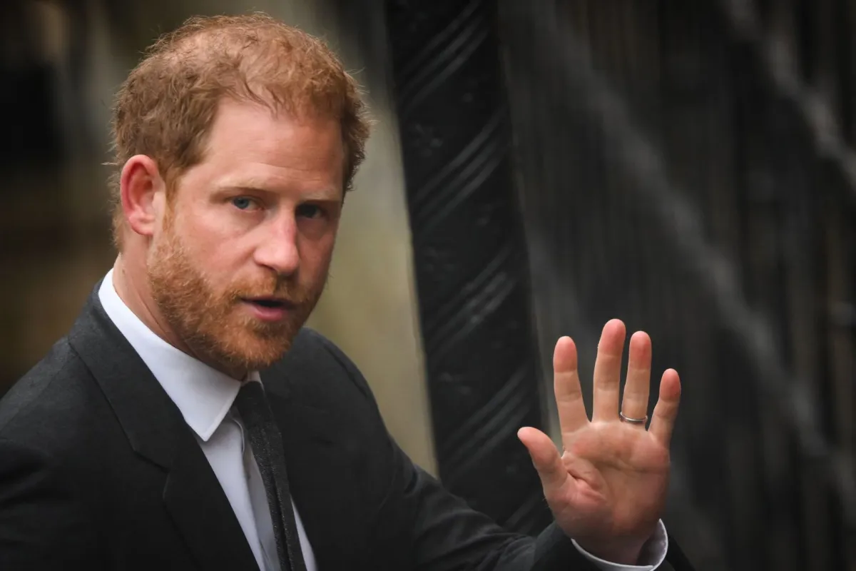 Prince Harry at the Royal Courts of Justice, Britain's High Court, in central London on March 28, 2023. Daniel LEAL / AFP