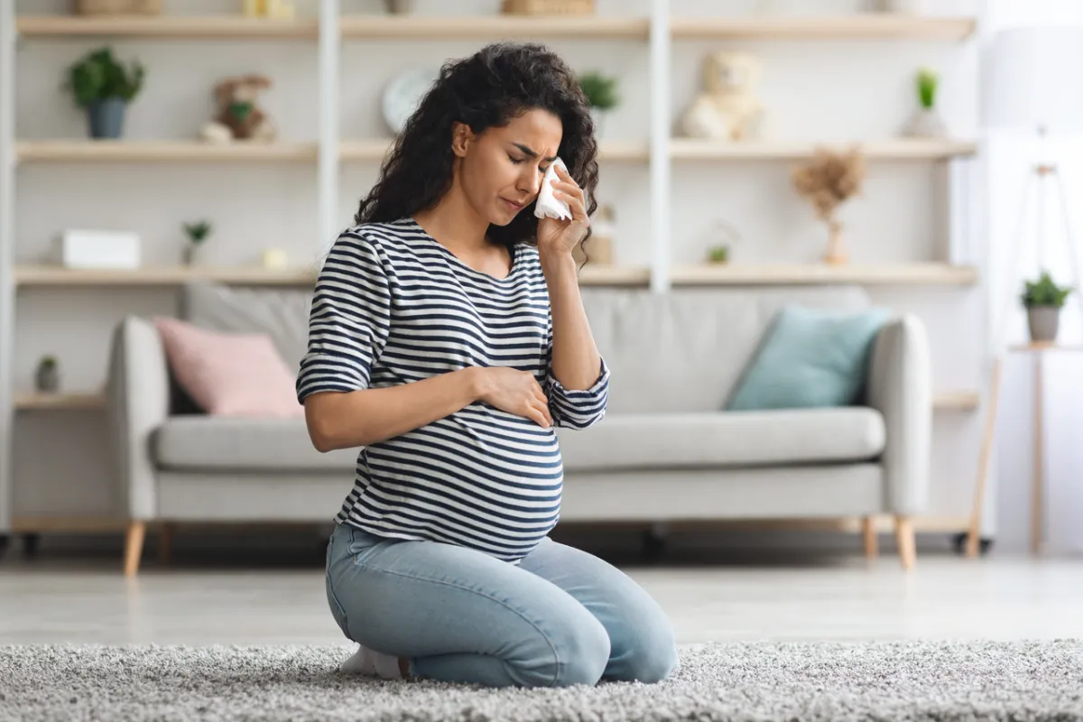 صورة عن اكتئاب الحامل