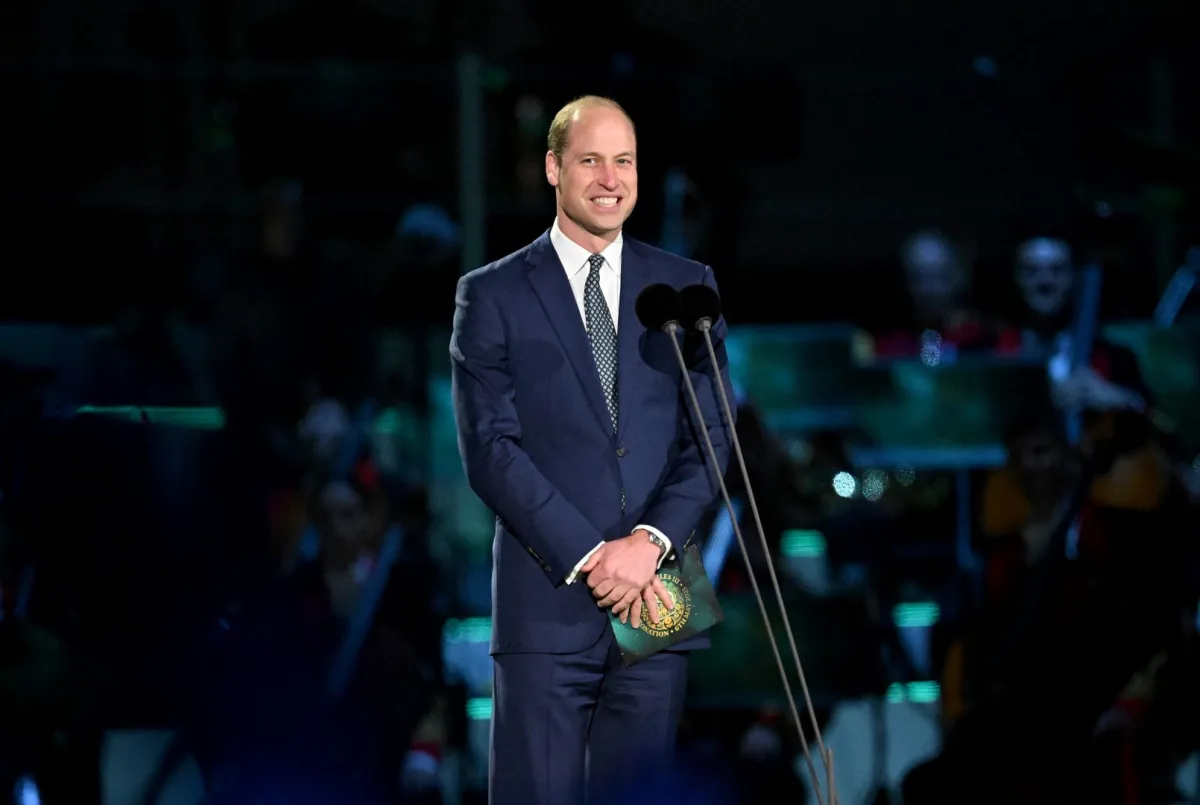 Prince William at the Coronation Concert, in Windsor, west of London on May 7, 2023. Leon Neal / POOL / AFP
