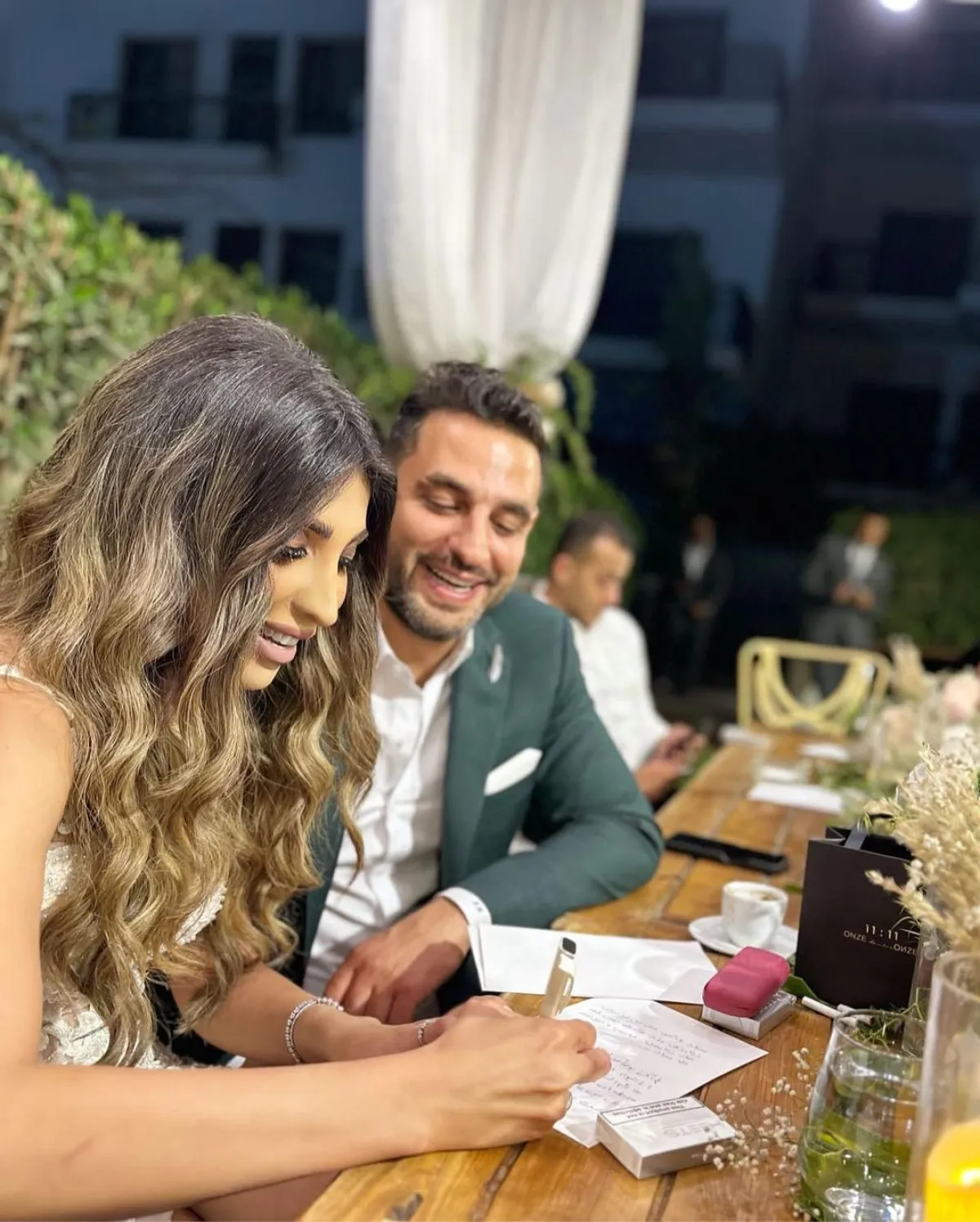 حفل خطوبة شقيق الفنانة أصالة نصري- الصورة من حساب أصالة على انستغرام