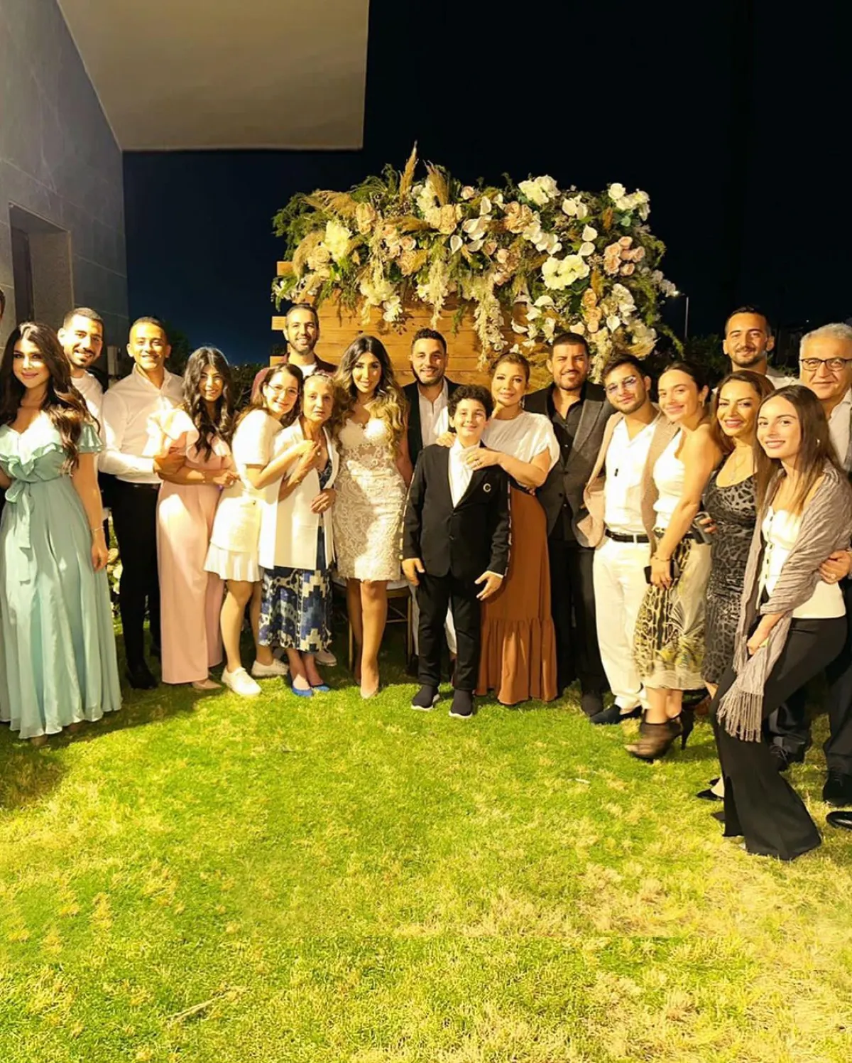 حفل خطوبة شقيق الفنانة أصالة نصري- الصورة من حساب أصالة على انستغرام