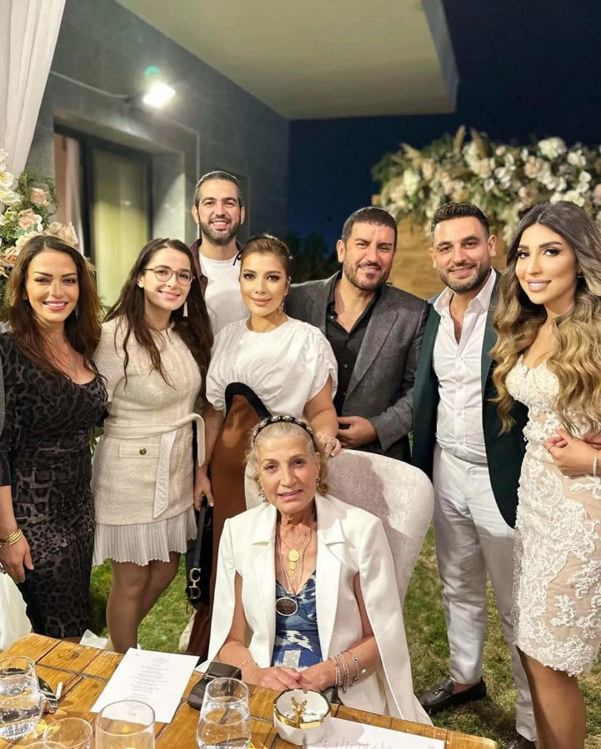 حفل خطوبة شقيق الفنانة أصالة نصري- الصورة من حساب أصالة على انستغرام