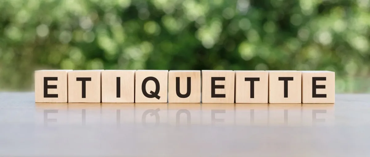 إتيكيت التصرف