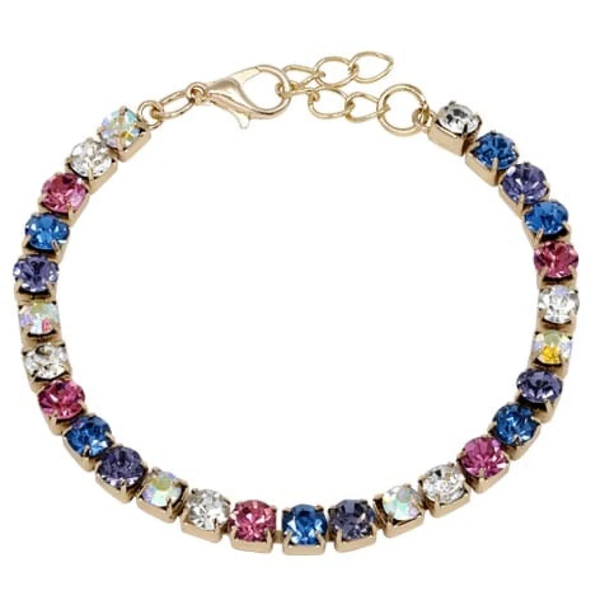 سوار تنس مرصع بالكريستال من Mia's 