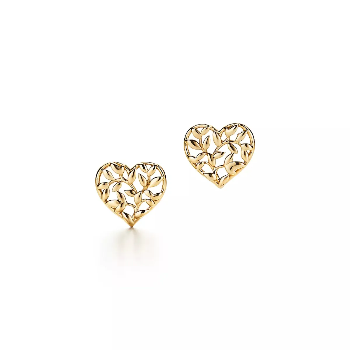 أقراط Olive Leaf Heart من تيفاني آند كو Tiffany & Co