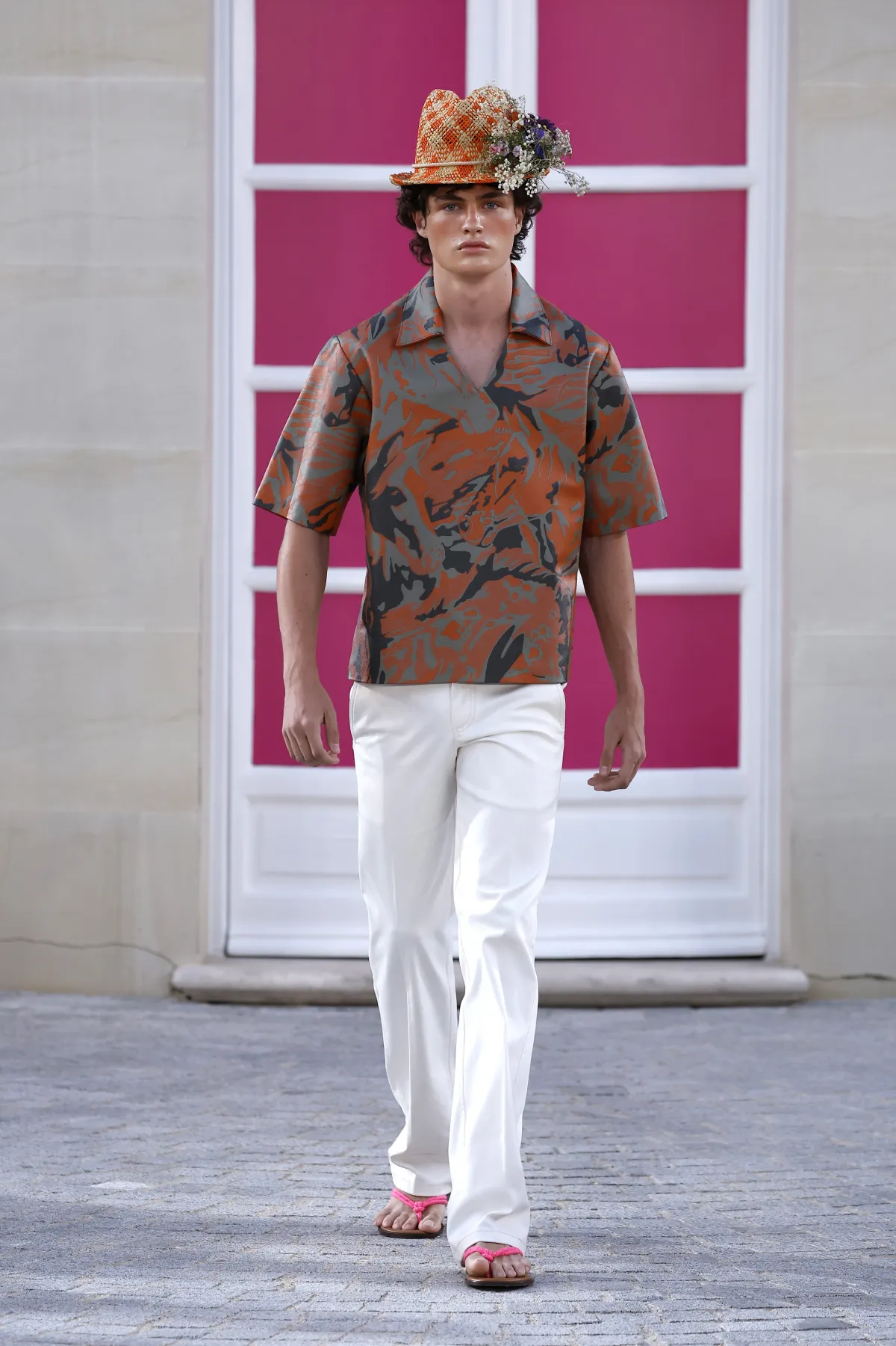 سروال أبيض شبابي من Mans 