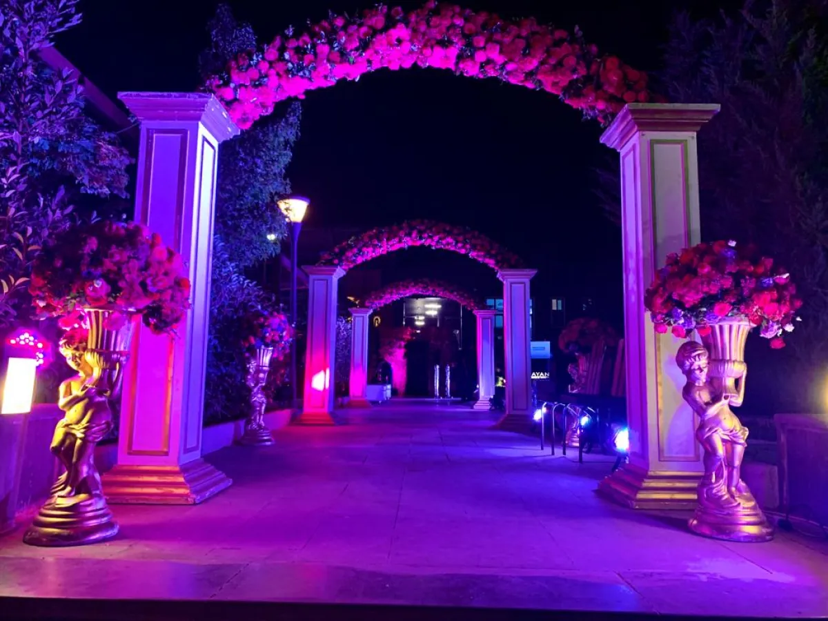 تصميم مدخل الزفاف