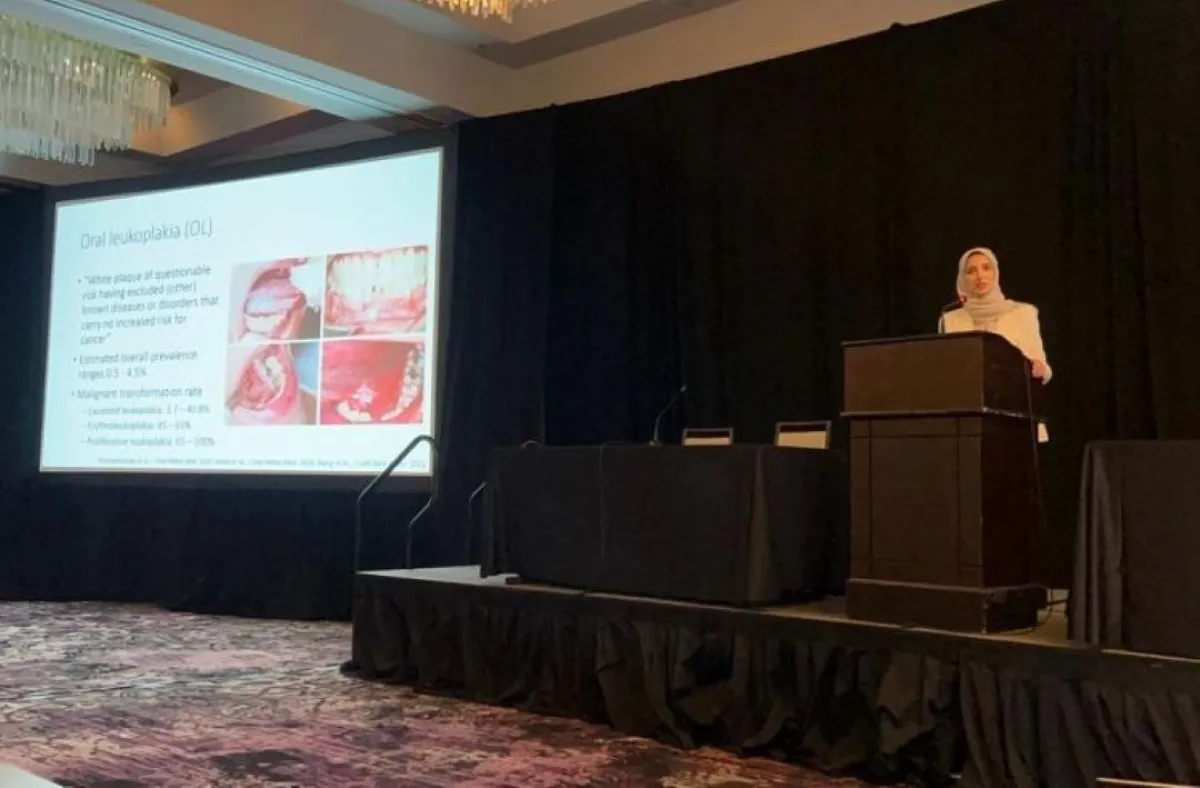 السعودية ملاك الهدلق تنال جائزة ليستر بوركيت من الجمعية الأمريكية لطب الفم