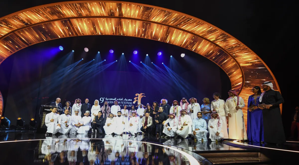 الفائزون بجوائز مهرجان أفلام السعودية- الصورة من إدارة المهرجان