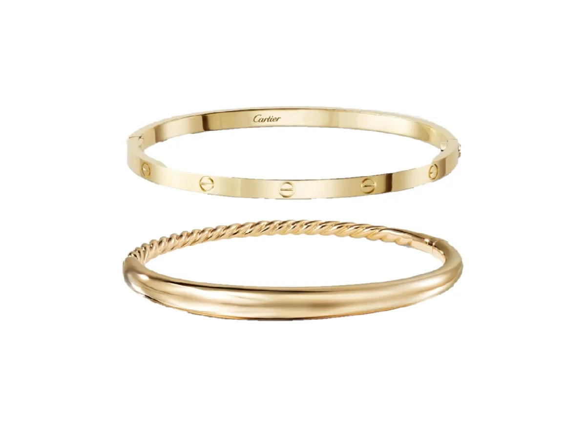 موديلات أساور ذهب كلاسيكية موضة صيف 2023