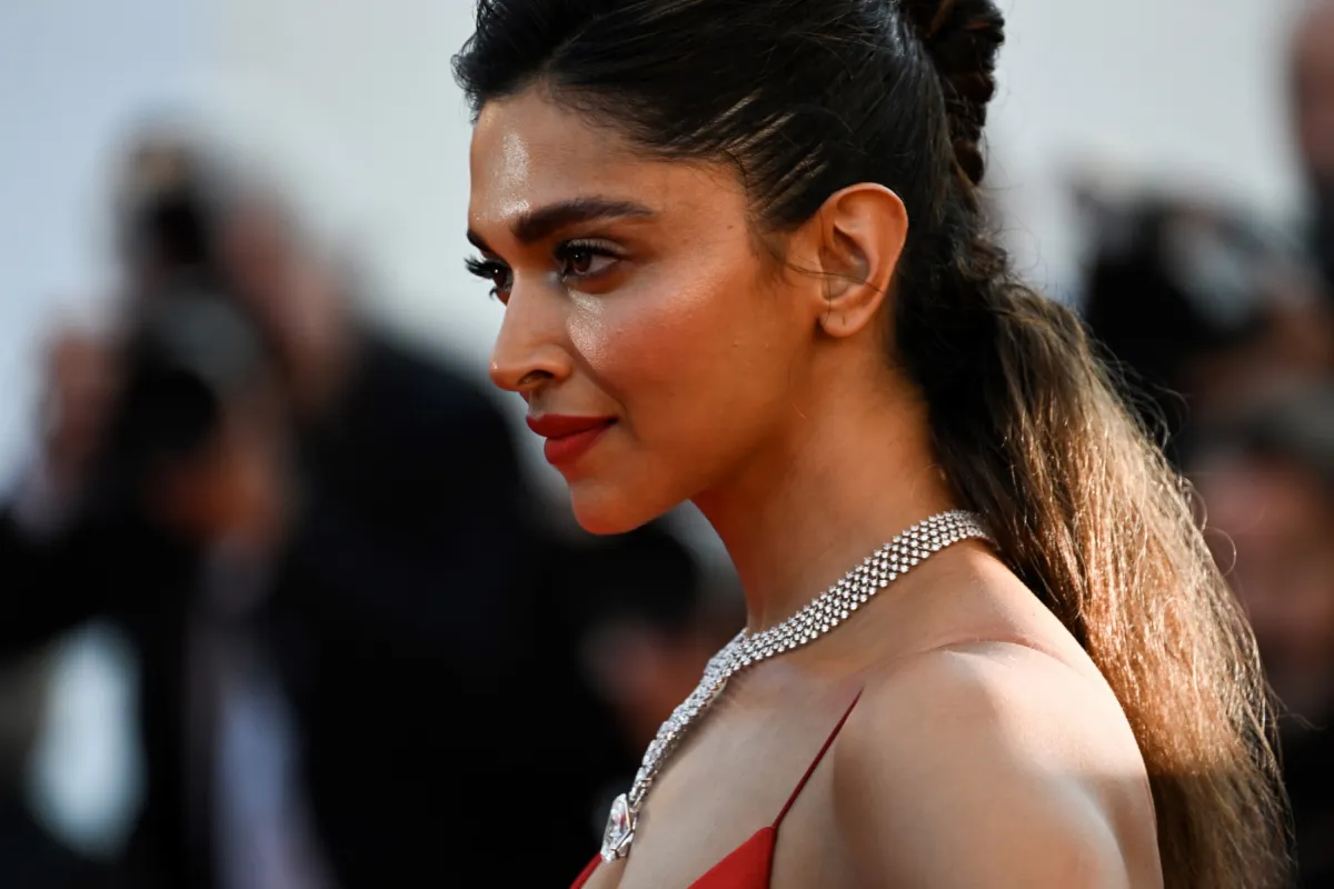 Indian actress and member of the Jury of the Official Selection Deepika Padukone arrives for the screening of the film "Armageddon Time" during the 75th edition of the Cannes Film Festival in Cannes, southern France, on May 19, 2022. (Photo by PATRICIA DE MELO MOREIRA / AFP)