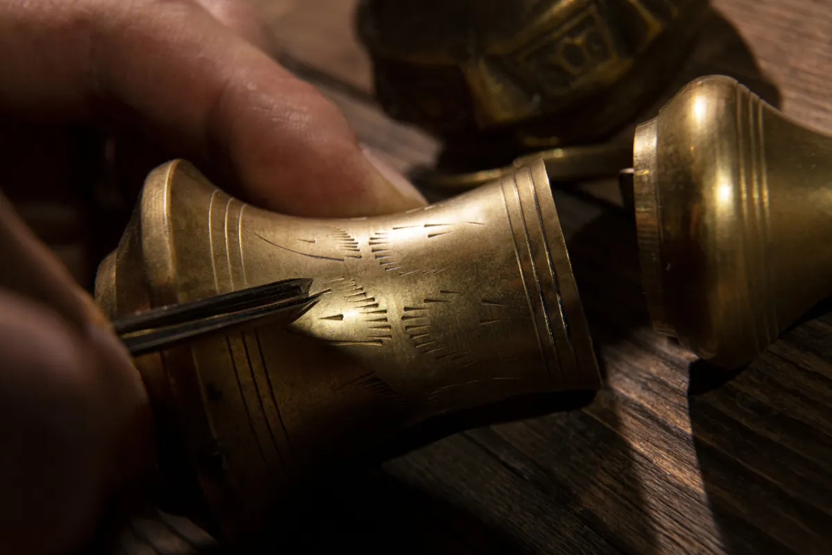 صورة لصانع النحاس