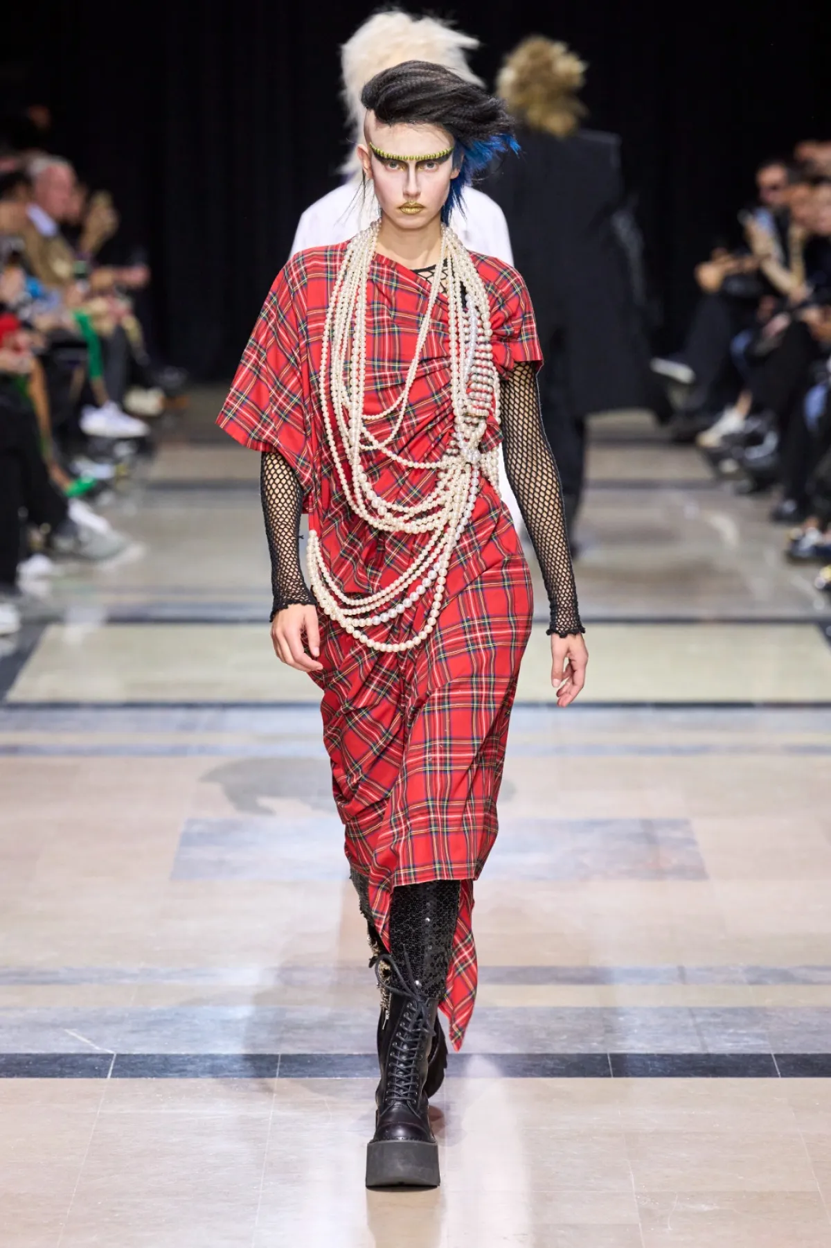 فستان كارو طويل من جونيا واتانابي «Junya Watanabe»