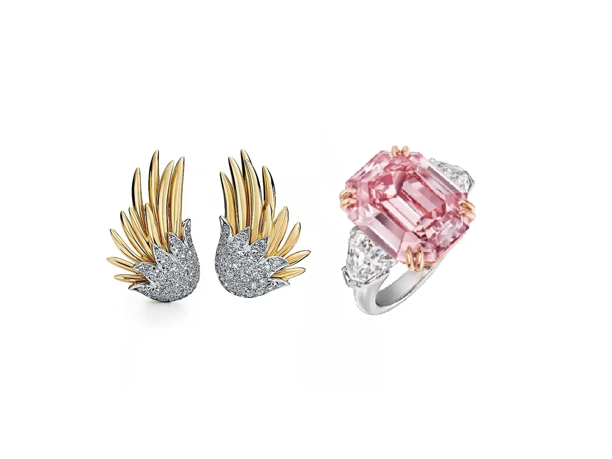 موديلات مجوهرات ذهب وبلاتين لإطلالة تجمع بين الفخامة والجاذبية