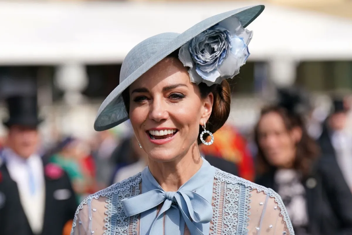 Catherine, Princess of Wales at Buckingham Palace in London on May 9, 2023. (Photo by Jonathan Brady / POOL / AFP)