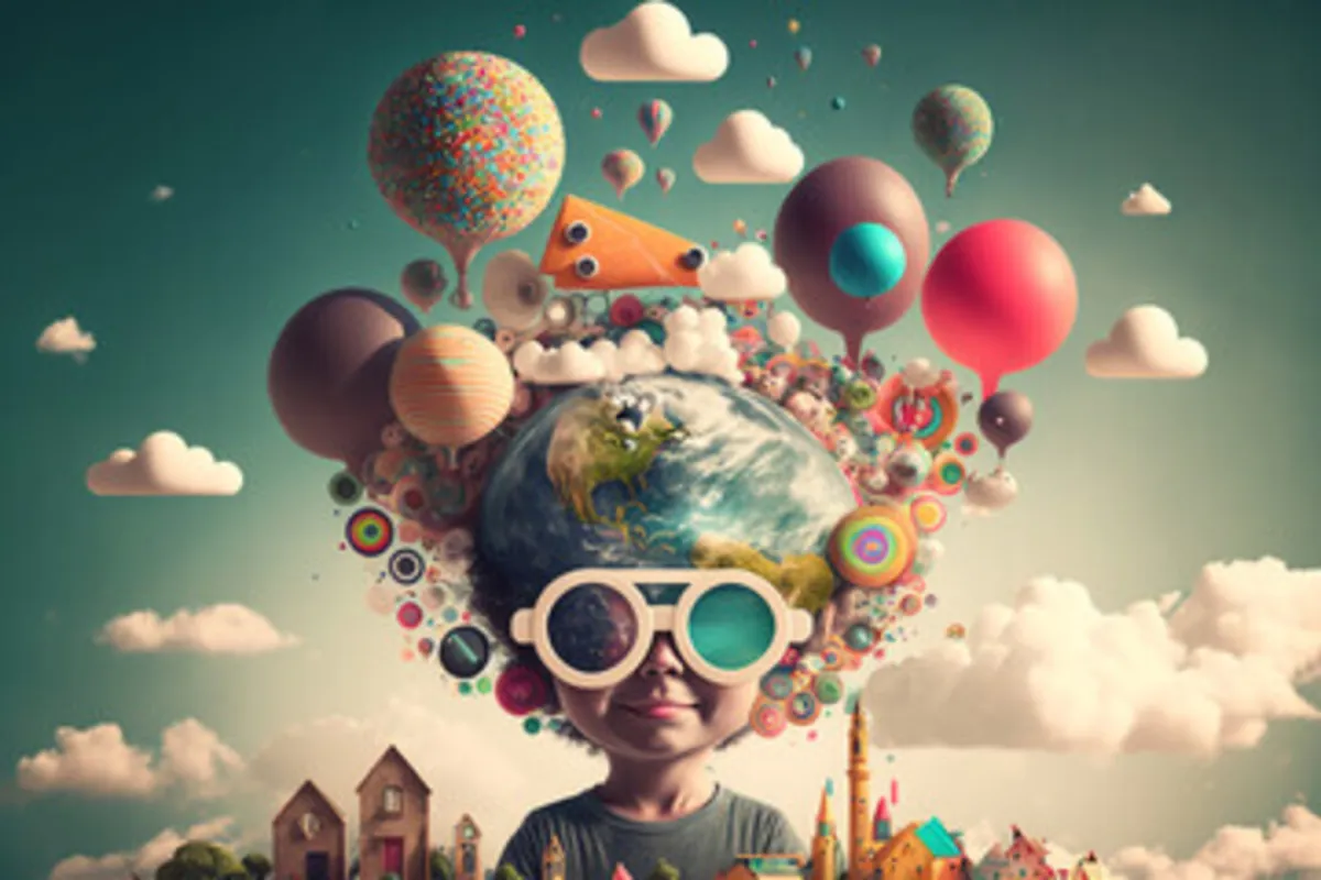 صورة تعبر عن تأثر شخصية الطفل بعوامل عدة