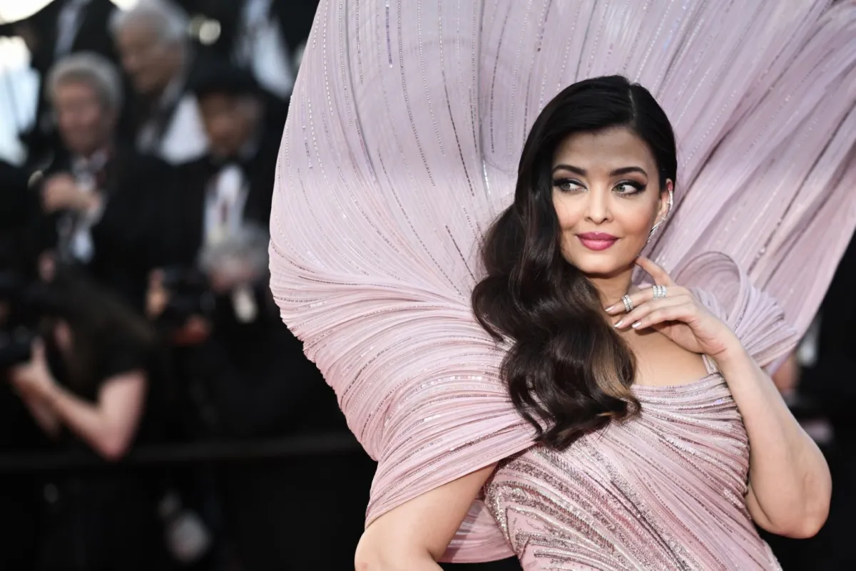 Aishwarya Rai Bachchan in Cannes, southern France, on May 19, 2022. (Photo by LOIC VENANCE / AFP)