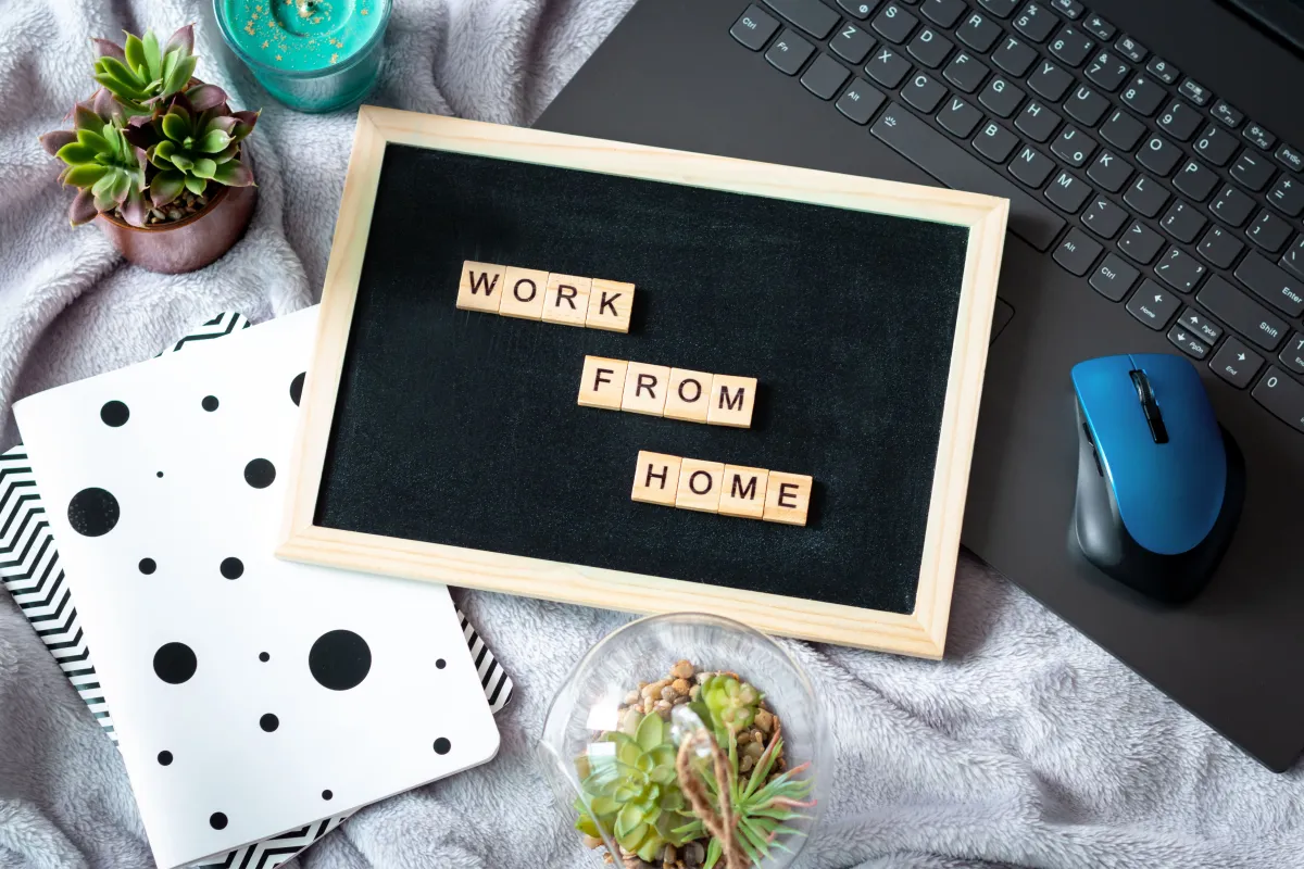 العمل من المنزل