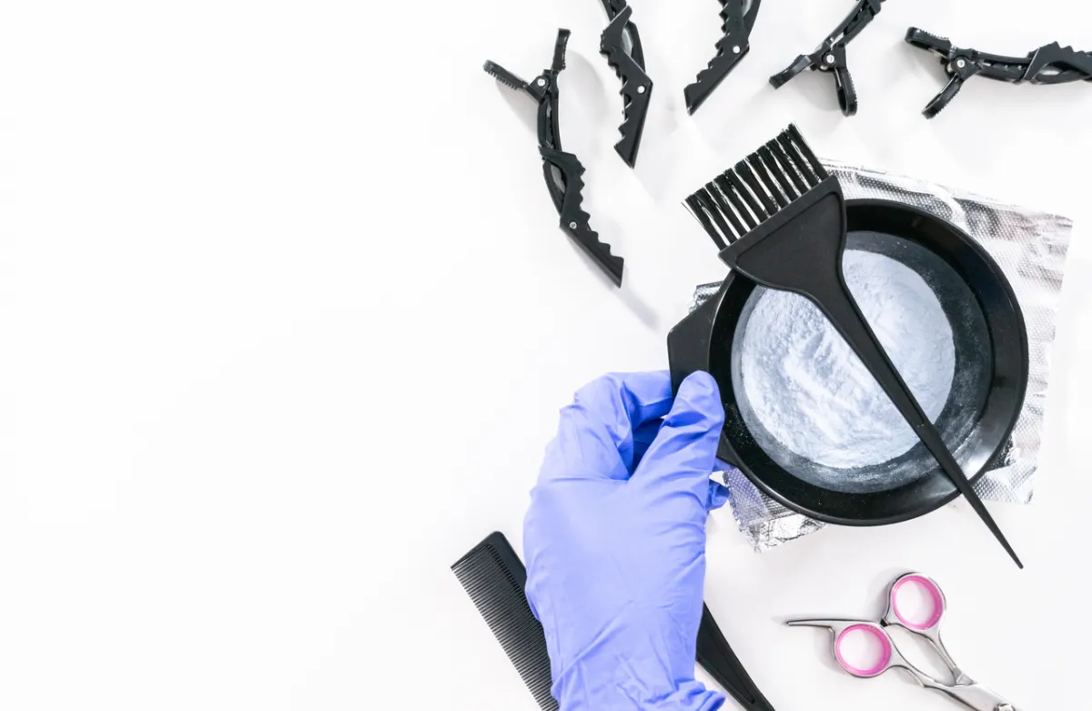 مواد صباغة الشعر