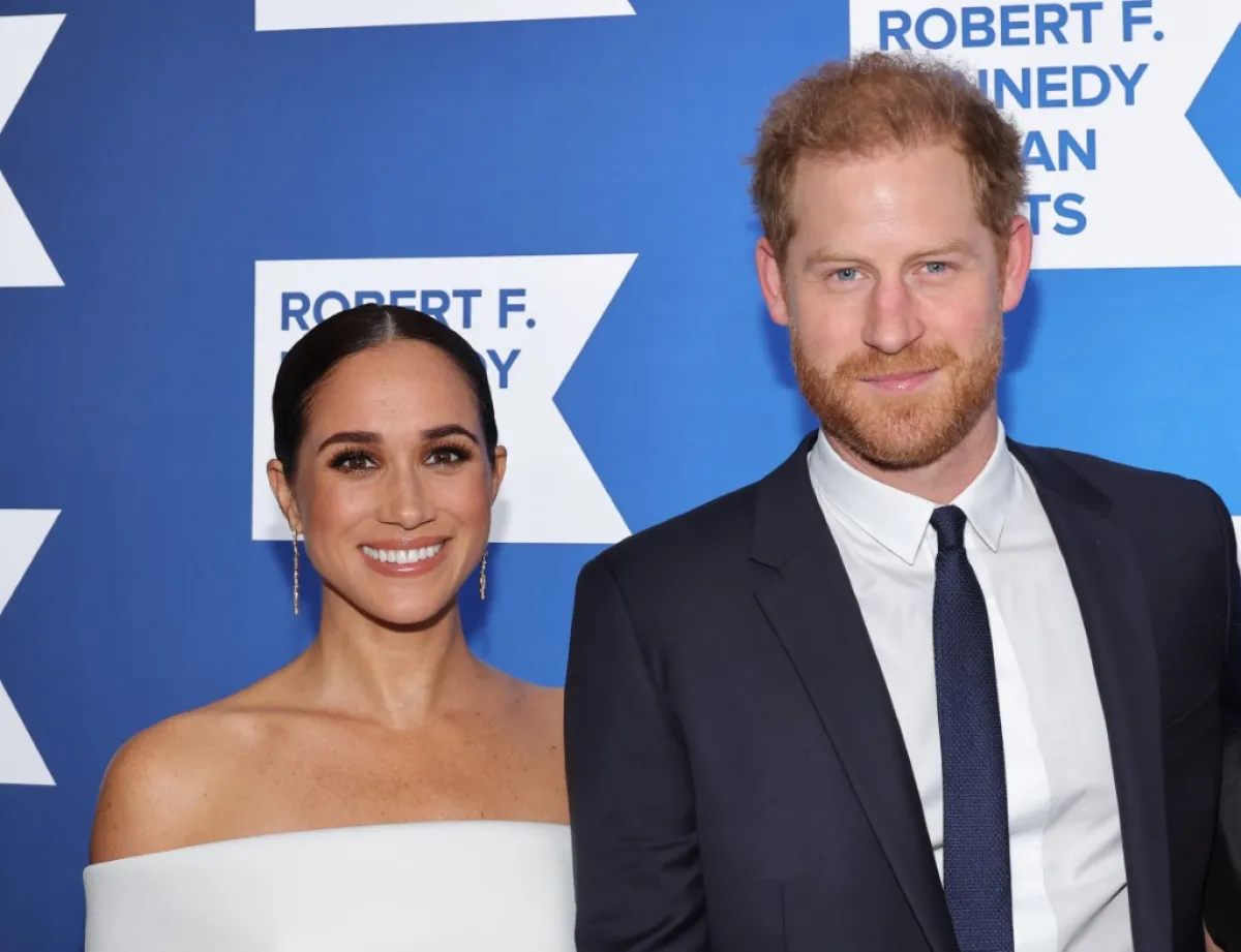 الأمير هاري وميغان ماركل Meghan and Prince Harry في فعالية خاصة بحقوق الإنسان (مصدر الصورة :Mike Coppola / GETTY IMAGES NORTH AMERICA / Getty Images via AFP)