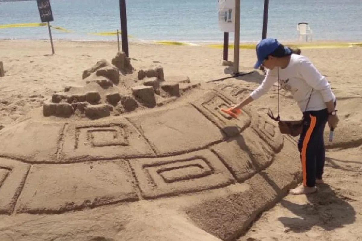 مهرجان للنحت على الرمال