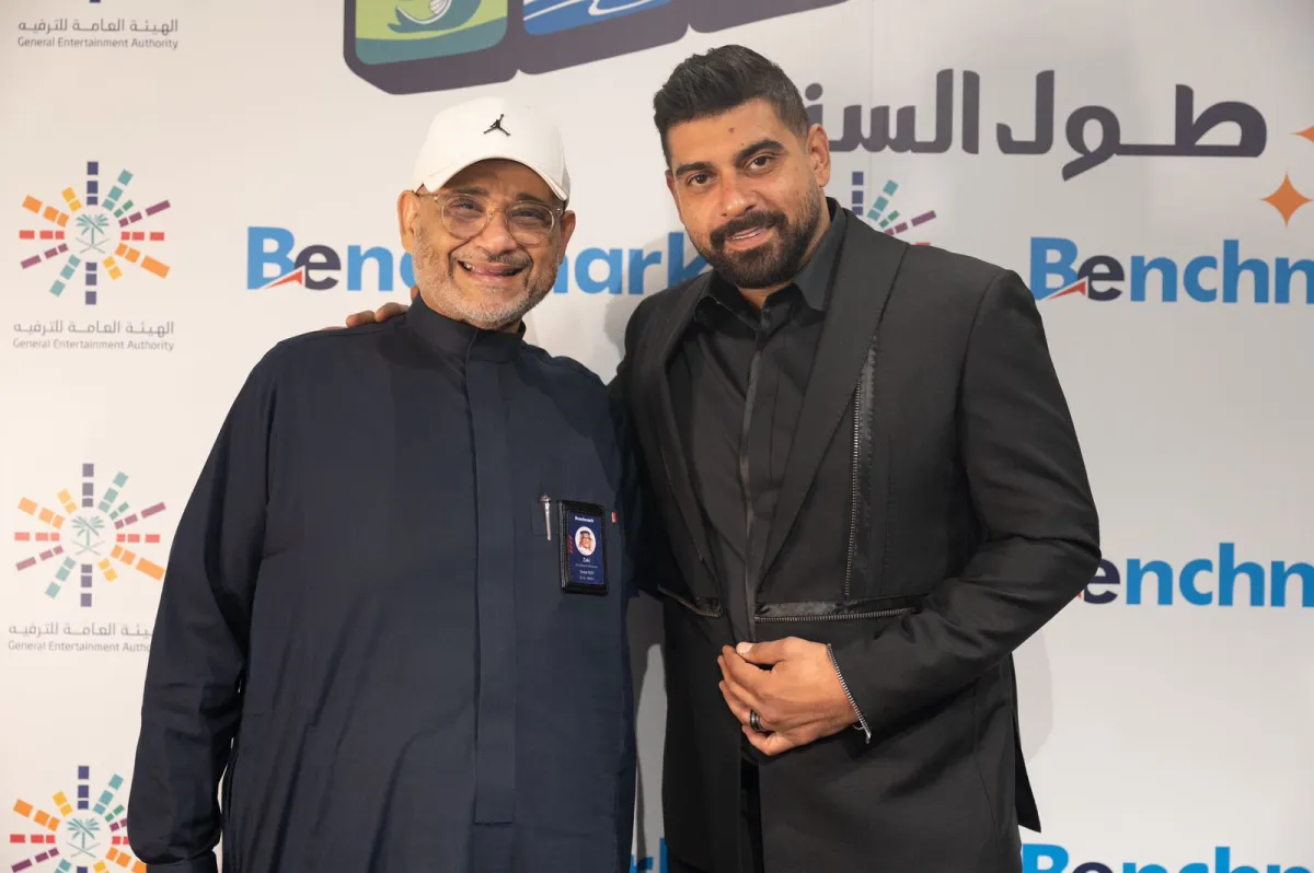 ادم  وزكي حسنين- الصورة من المركز الاعلامي ل شركة بنش مارك