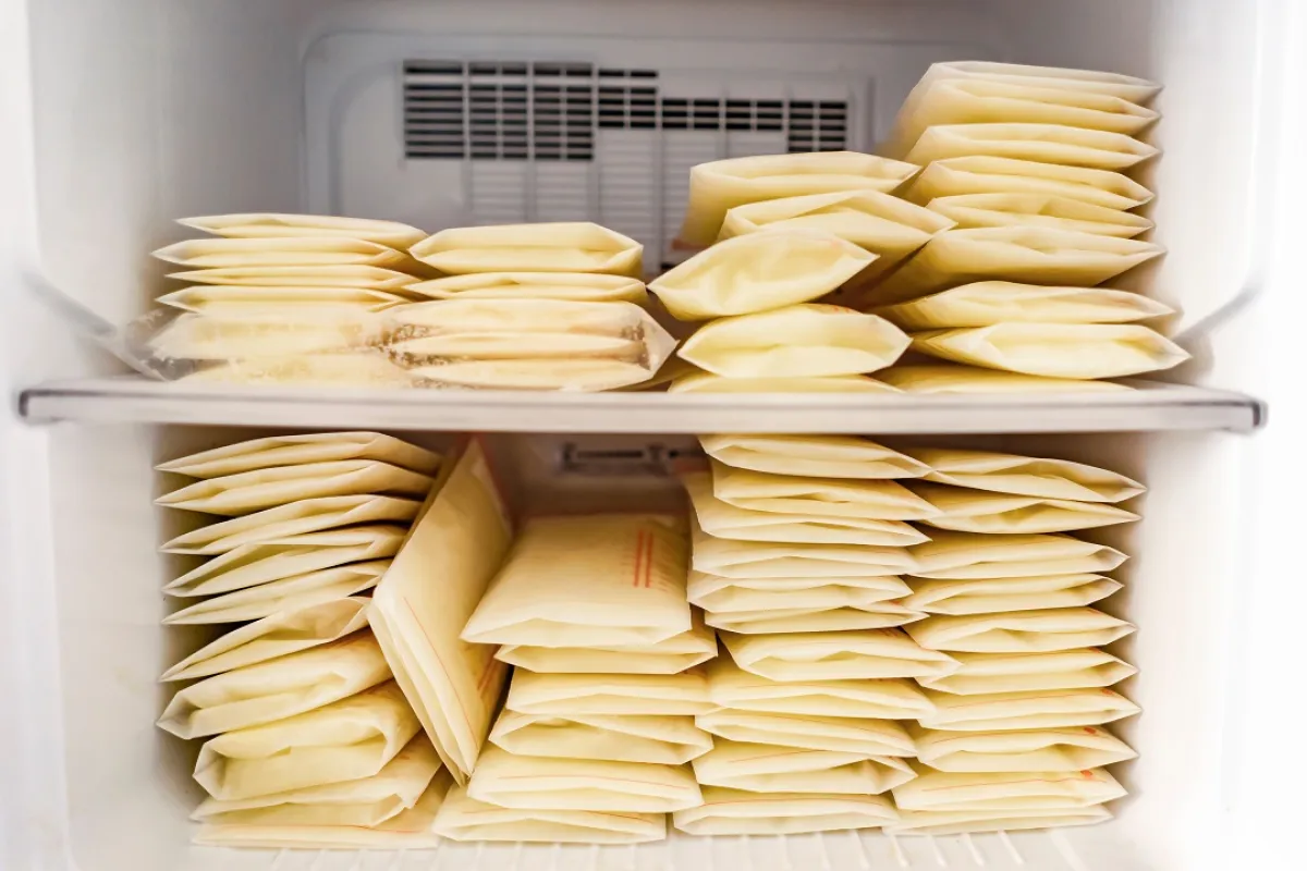 صورة تشير لعدد أكياس الحليب المشفوط