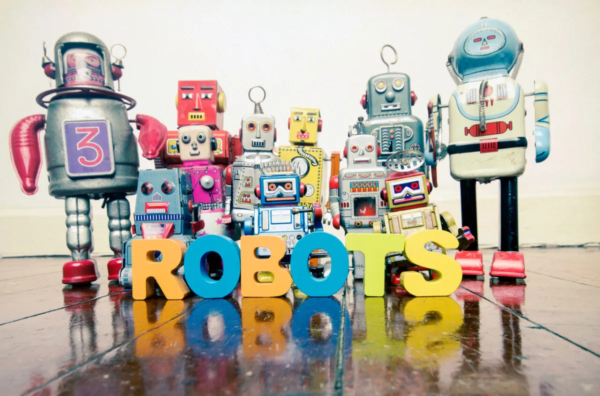 صورة للروبوتات