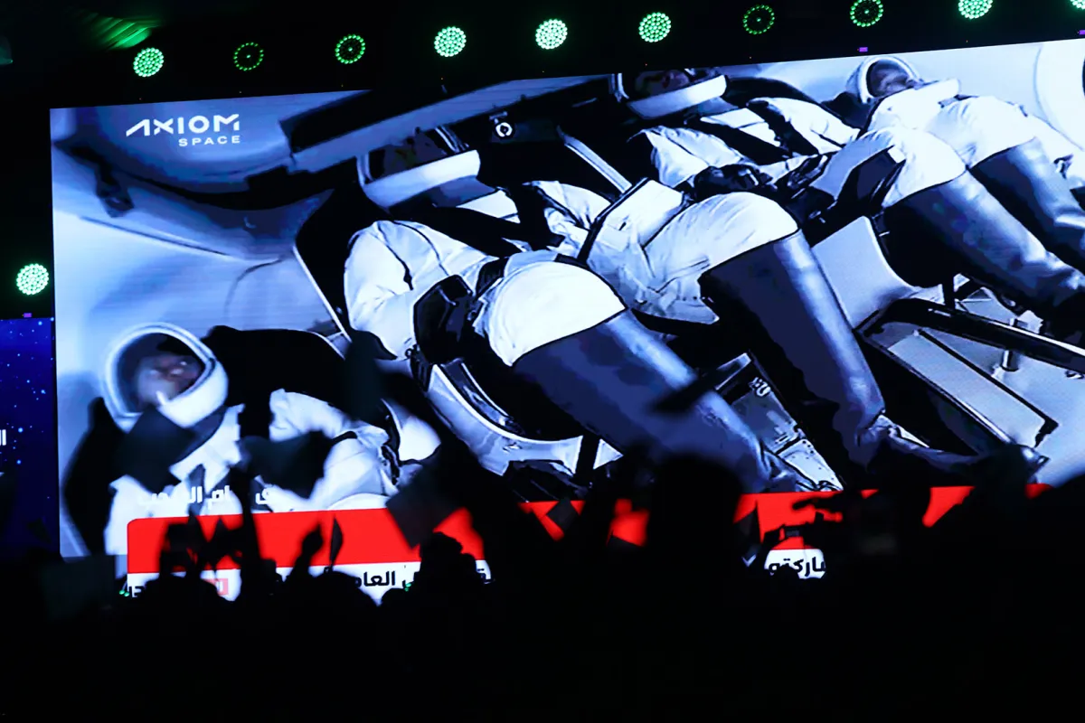 من محطة الفضاء الدولية