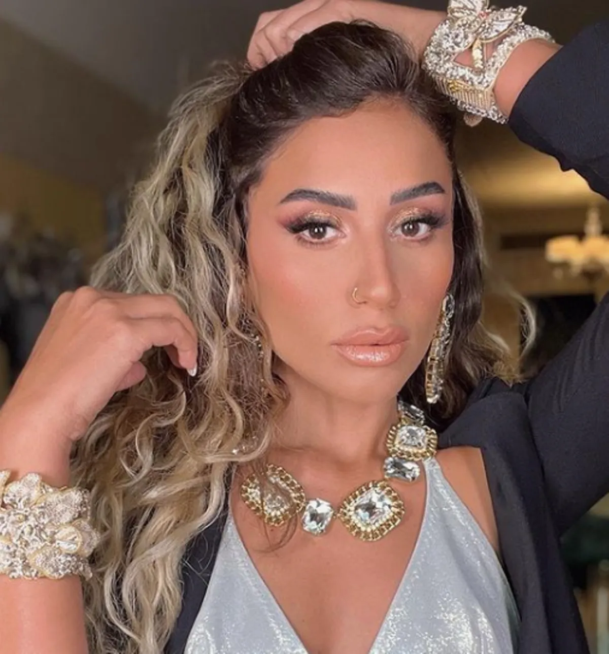 دينا الشربني - الصورة من حسابها الخاص على إنستغرام