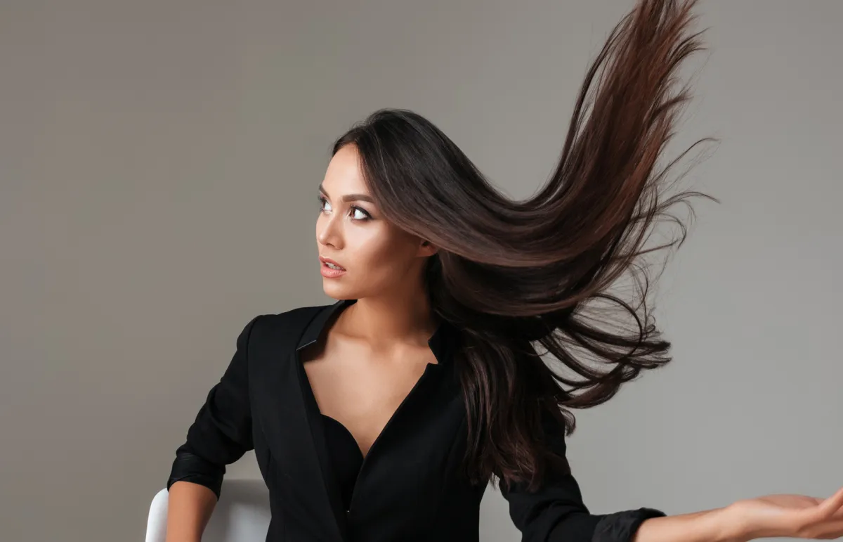 تسريحات شعر طويل بسيطة